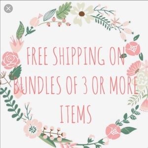 Free shipping on the 3 items!